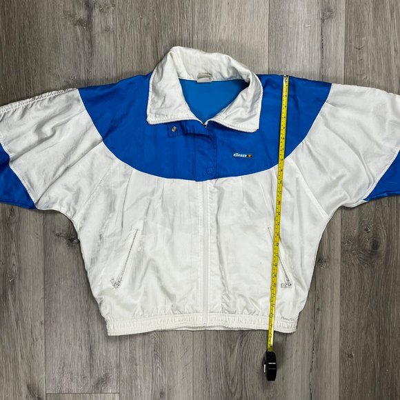 Ellesse Vintage Made in Italy Blue/White Tracksuit Jacket - Picture 4 of 4